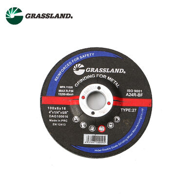 Abrasive Metal Cutting Discs T27-100*6*16MM Designed for Angle Grinder with Continuous Wheel Blade for Smooth Chip Free Cuts on Various Metal Types