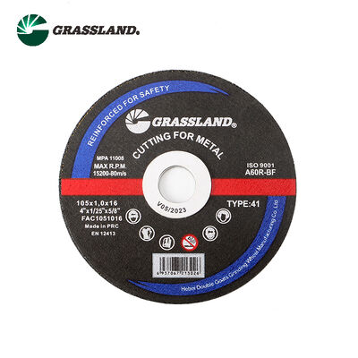 GRASSLAND  4"Metal Cutting Discs 105mm X 1.0mm X 16mm for Contaminant-Free Cutting of Stainless Steel