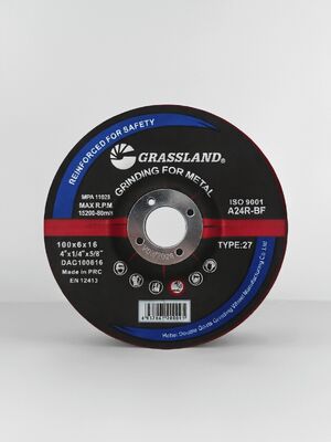 GRASSLAND 4 Metal Grinding wheel 100 X 6.0 for Contaminant-Free Grinding of Metal