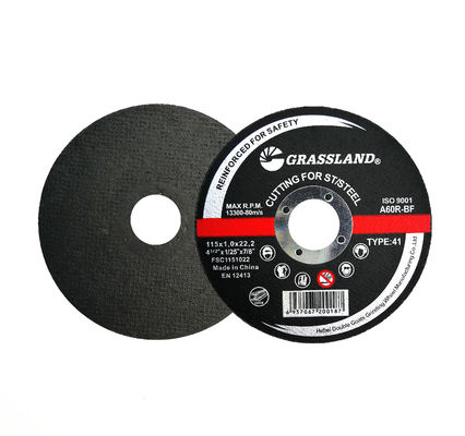 Đĩa cắt bằng thép không gỉ 4-1 / 2 "X3 / 64" X7 / 8 "T41 115mm