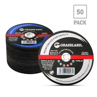 Kim loại 230x2x22.2 Bánh xe cắt nhôm để cắt thép không gỉ