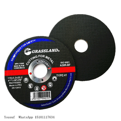 Kim loại 4-1 / 2 &quot;X .045&quot; X 7/8 &quot;Mài mòn Cắt đứt Trung tâm mài mòn bánh xe