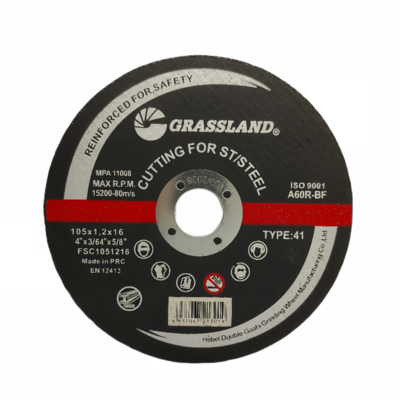 4" 105mm X1.2 mm X 16mm Stainless Steel cắt đĩa góc máy nghiền sử dụng nhôm oxit mài mài