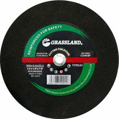 Đĩa cắt đá 12 inch màu đen Grassland 300X2.5X22mm