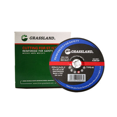 Đĩa cắt hợp kim thép carbon tiêu chuẩn 24 Grit 60 Grit 9 &quot;X3mm