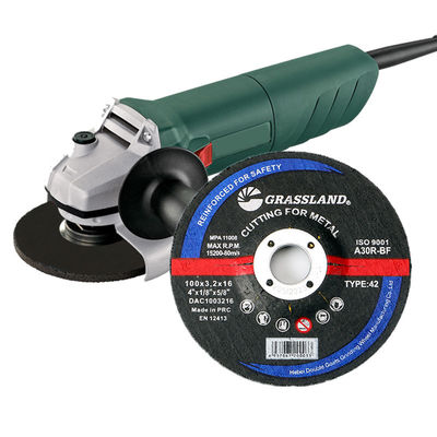 15300rpm Loại 1 Máy mài góc 100mm Đĩa mài kim loại