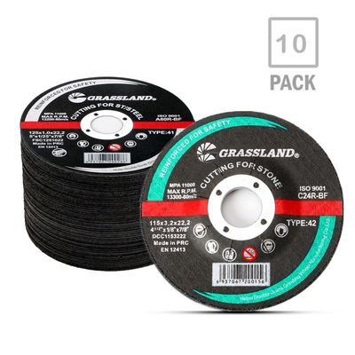 Đĩa cắt đá 4.5" với lưới sợi thủy tinh nhiều lớp và nhựa để cắt hiệu quả cao