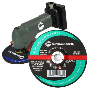 Đĩa cắt đá nhựa 180mm Đường kính 3.2mm Độ dày 22.2mm Lỗ khoan Tương thích với Máy mài góc tốc độ cao