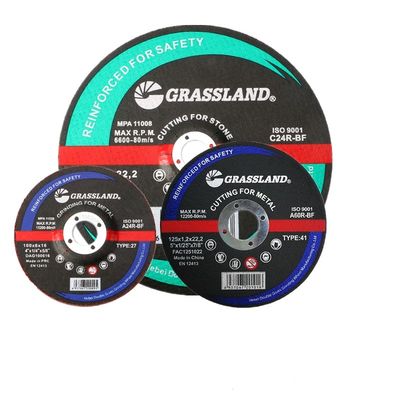 Đĩa cắt 125mm cho cắt thẳng và sạch nhanh trên thép không gỉ và kim loại không sắt với vật liệu liên kết nhựa