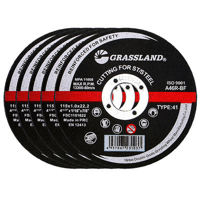 115X1X22.2, Thiết kế mỏng hơn GRASLAND 115mm bánh cắt cho cắt nhanh hơn và sạch hơn trên thép và thép không gỉ INOX