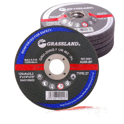 125x6.4x22mm En12413 nhựa mài bóng bánh xe mài đánh bóng thép carbon
