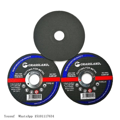 Đĩa mài kim loại 60 # Grit 125 X 3 X 22,23mm Loại 42 Đồng cỏ