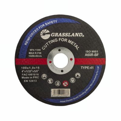 4 inch kim loại nghiền đĩa cho thẳng và chip-free cắt 100mm x 1mm x 16mm liên tục bánh xe Blade cứng nhôm oxit mài 80 m/s