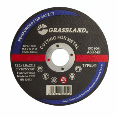 GRASLAND kim loại nghiền đĩa 125mm X 1mm X 22.2mm cho cắt chính xác rung động miễn phí